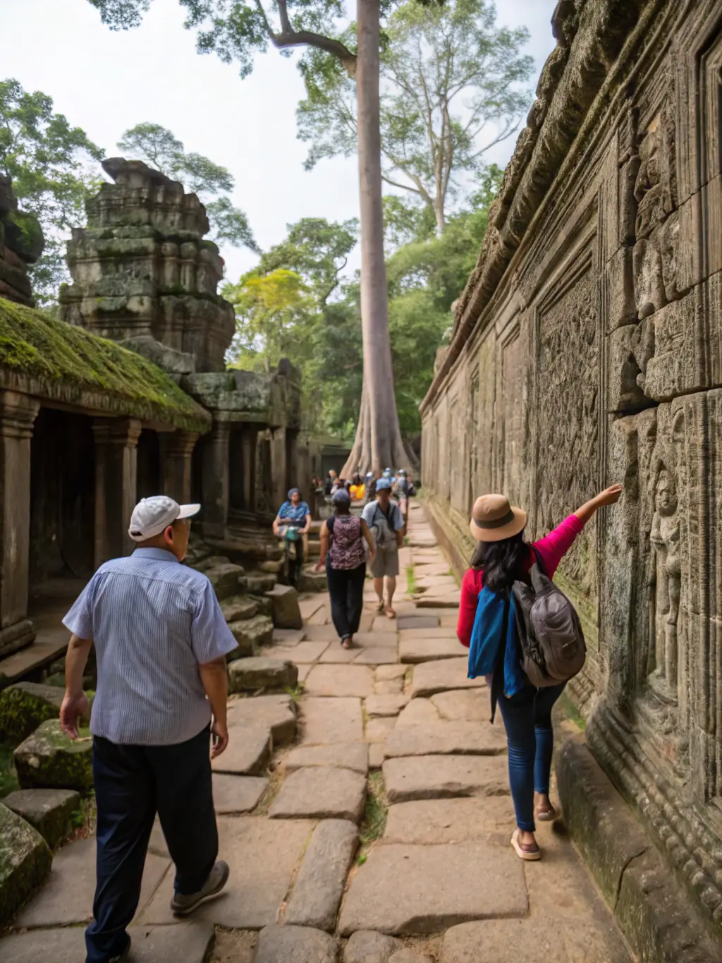An image of a guided tour through local historical sites, showcasing the cultural experiences offered by Villa ArboreA.